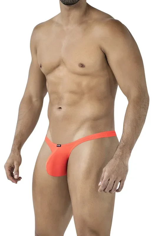 Bulge-String aus weicher, blickdichter Mikrofaser – Orange