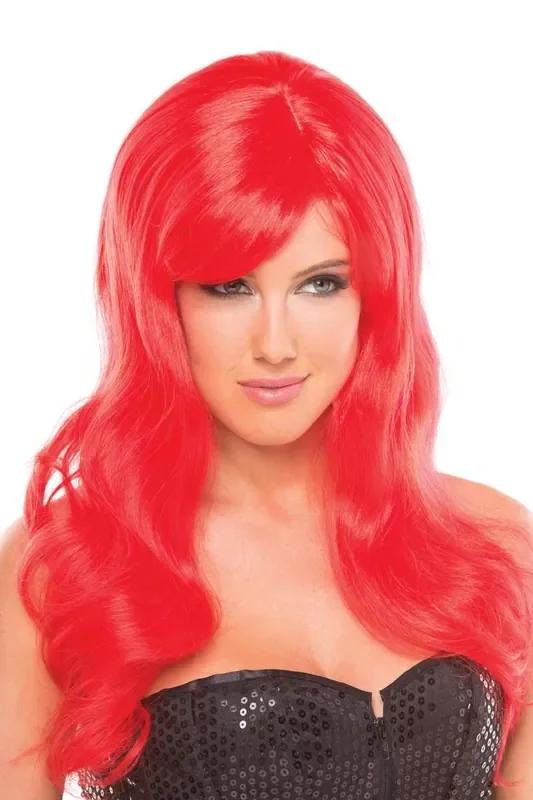 Burlesque-Perücke – Rot
