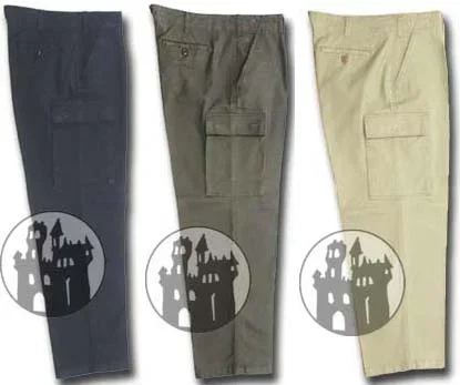 BW Feldhose mit Seitentaschen (Farbe: Schwarz-Stonewashed, MI – Grösse: Nato-3)