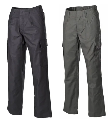 BW Moleskinhose – Feldhose (Farbe: Schwarz, MI – Grösse: Nato-7)