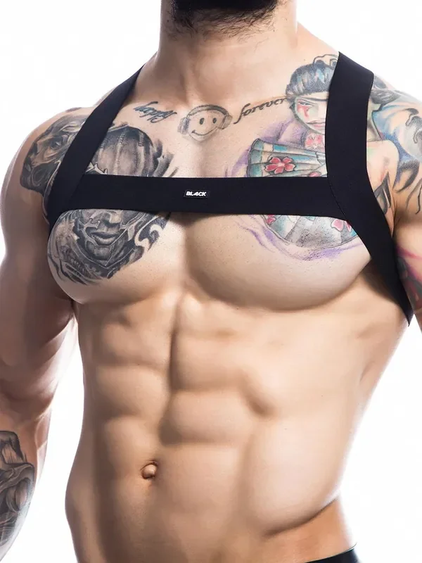 C4M H4RNESS Brust-Harness, schwarz