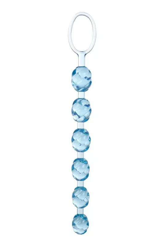 CalExotics Swirl blau anal Perlen