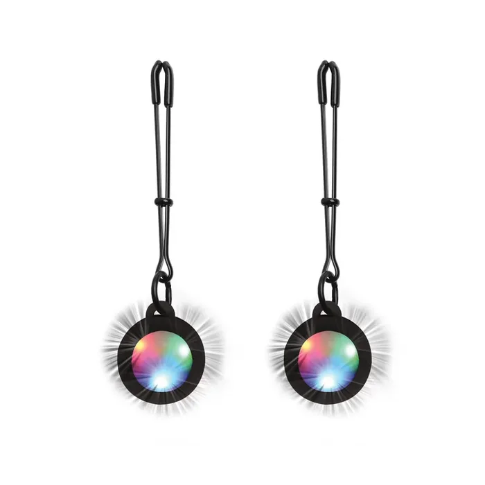 Charmed – Tweezer Brustwarzenklemmen mit LED-Licht