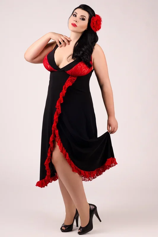 Chemise – gekreuzte Träger