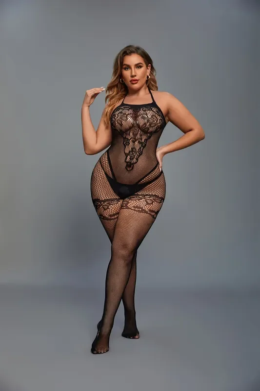 Christine – Catsuit Curvy – Schwarz
