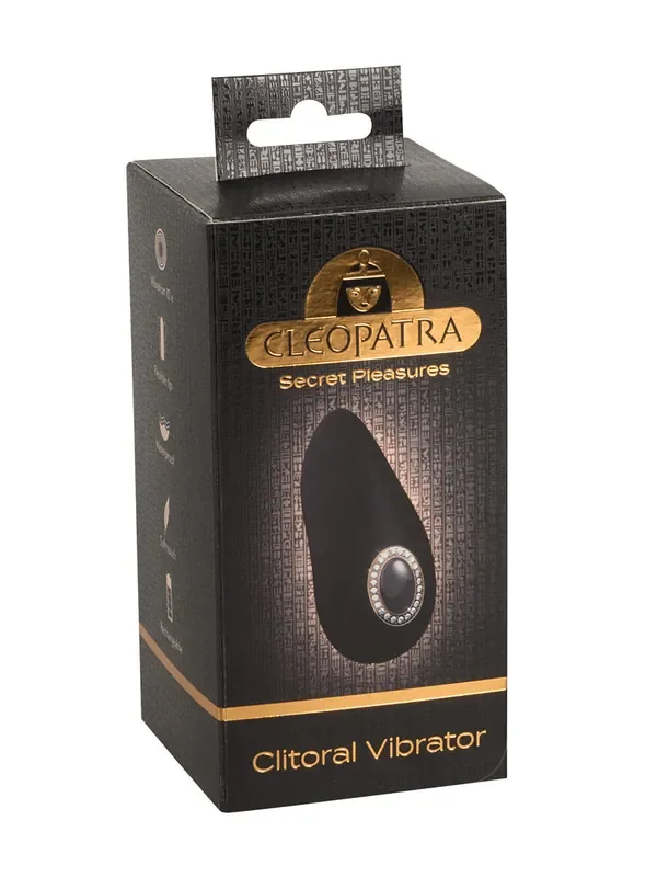 Cleopatra Clitoral Vibrator Auflegevibrator, schwarz