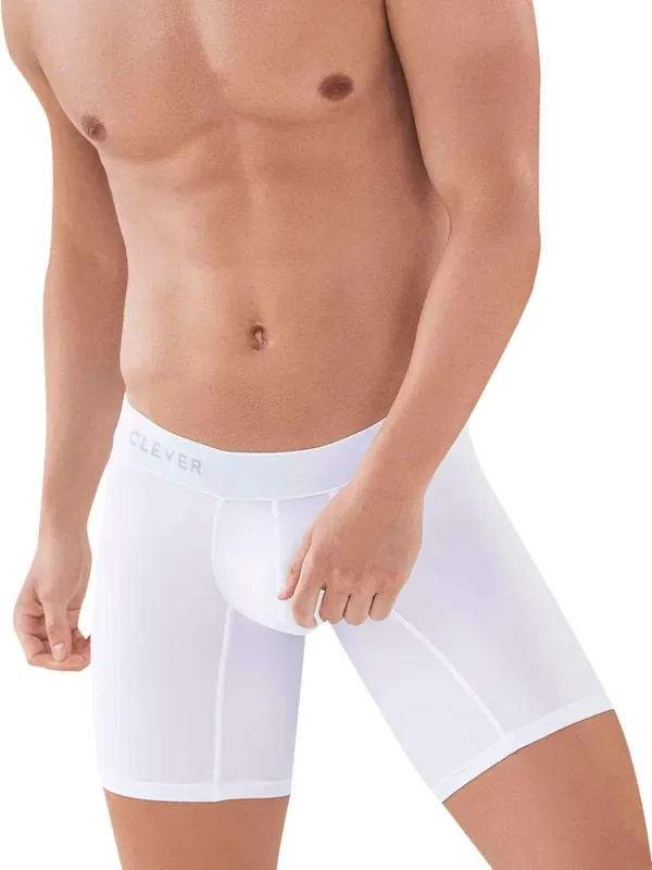 Clever Classic Match Long Boxer, weiß