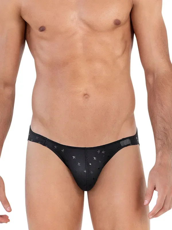 Clever Illusion Bikini Brief, schwarz
