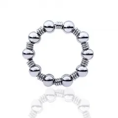 Cockring mit Perlen (Durchmesser 40mm)