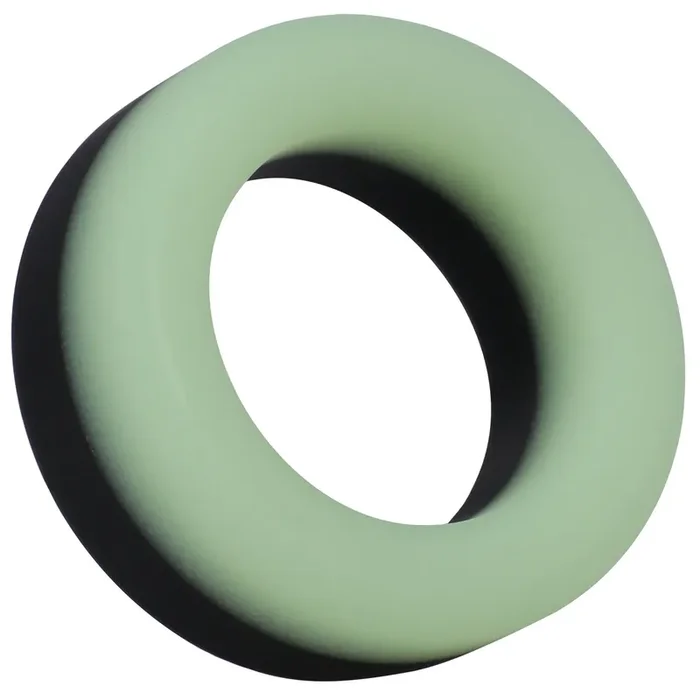 Cockring Phosphorescent The Big O 32 mm Schwarz-Grün