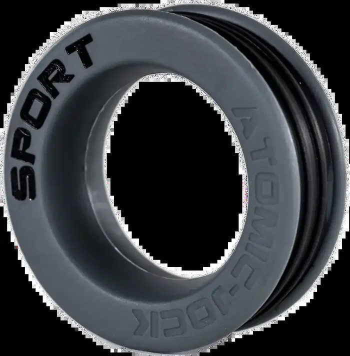 Cockring Silikon Sneaker Grau-Schwarz