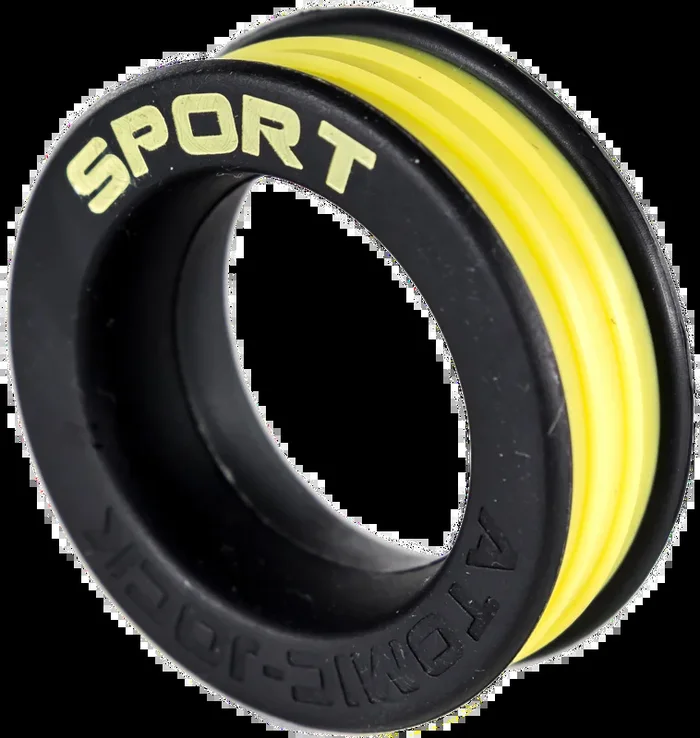 Cockring Silikon Sneaker Schwarz-Gelb