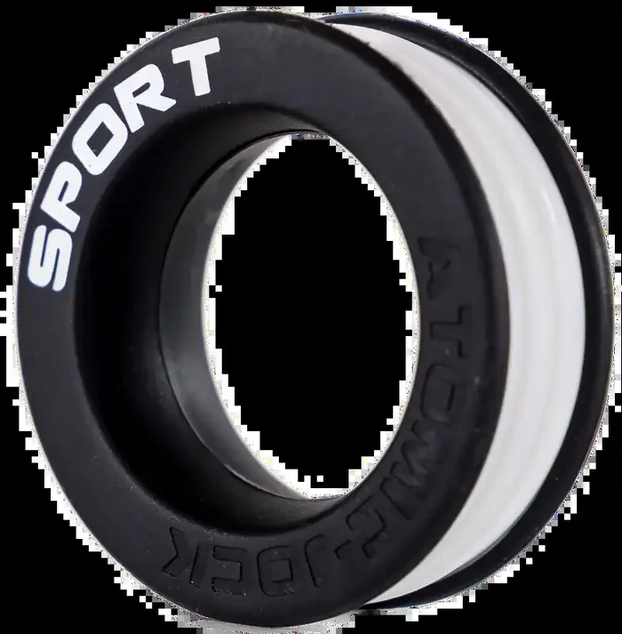 Cockring Silikon Sneaker Schwarz-Weiß
