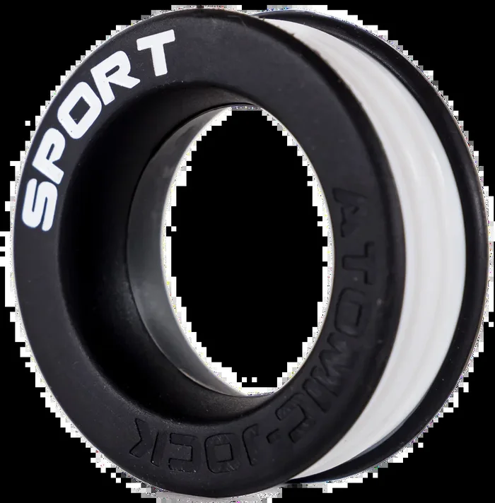 Cockring Silikon Sneaker Schwarz-Weiß