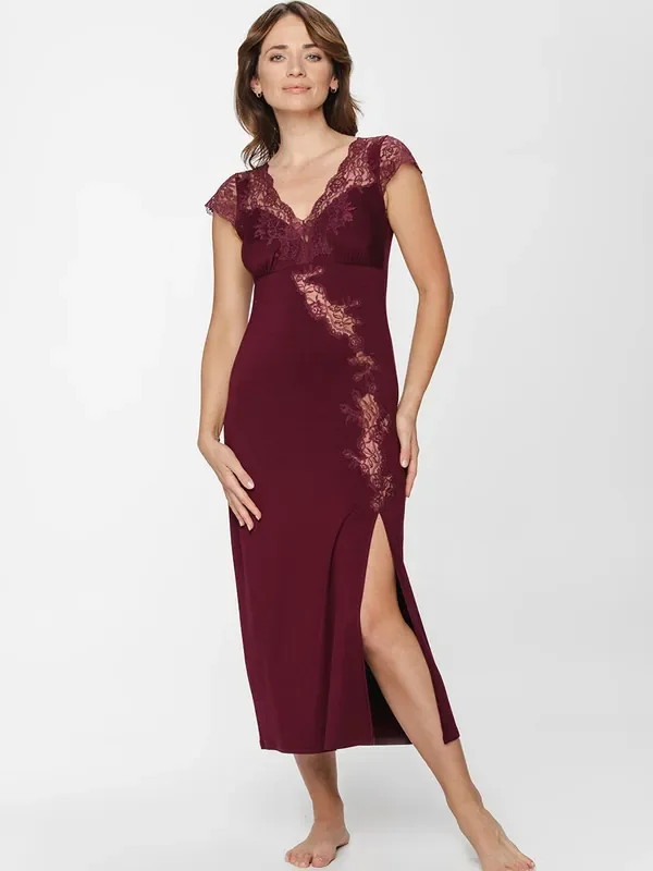 Coemi Reeta 241C103 Nachtkleid, merlot