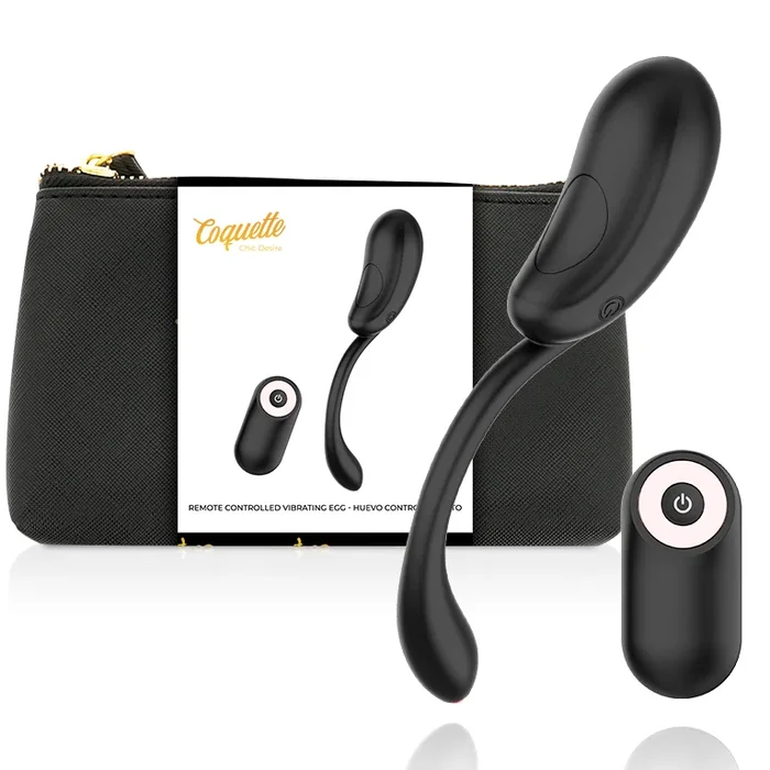 COQUETTE HUEVO FERNBEDIENUNG AUFLADBAR SCHWARZ / GOLD