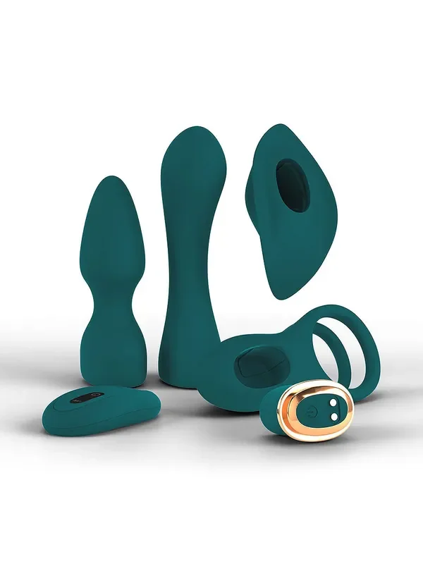 Couples Choice RC Mini Vibe Vibrator-Set, grün