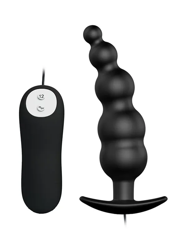 Crazy Bull Patrick Vibro-Analplug, schwarz