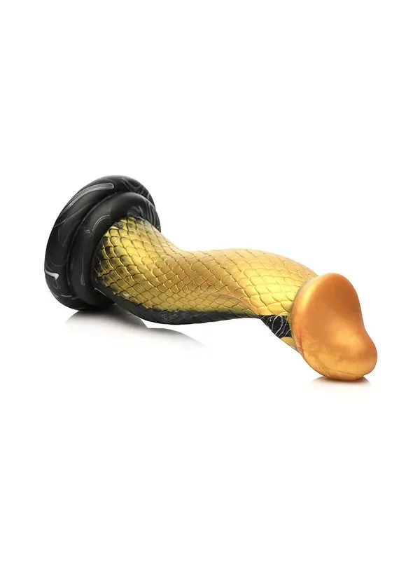 Creature Cocks Golden Snake Schlangen-Dildo, gold/schwarz