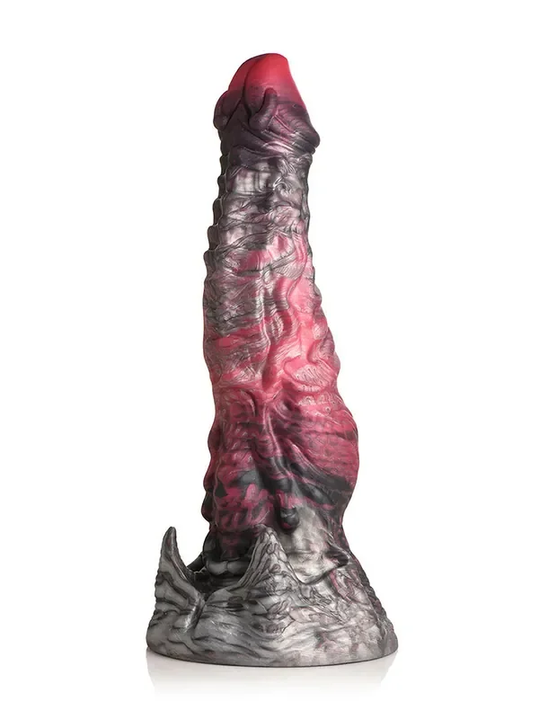 Creature Cocks Hades Hades-Dildo, schwarz/rot