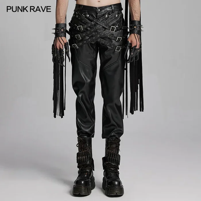 CrissCross Kunstlederhose