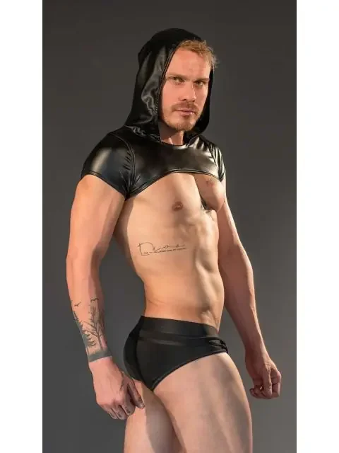 Crop-Top mit Kapuze (Grösse M)