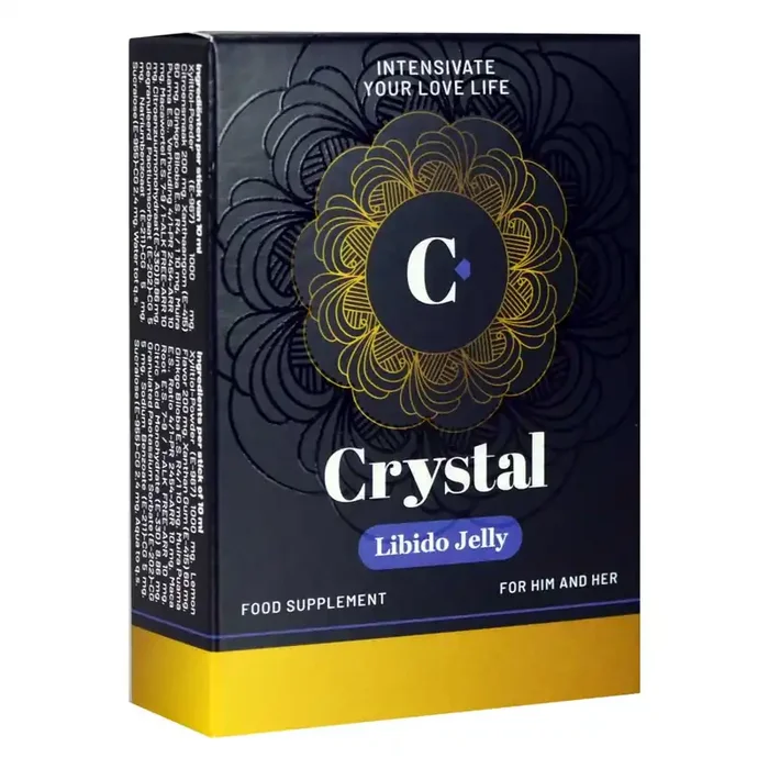 Crystal Libido Jelly – Aphrodisiakum für Männer und Frauen – 5 Beutel