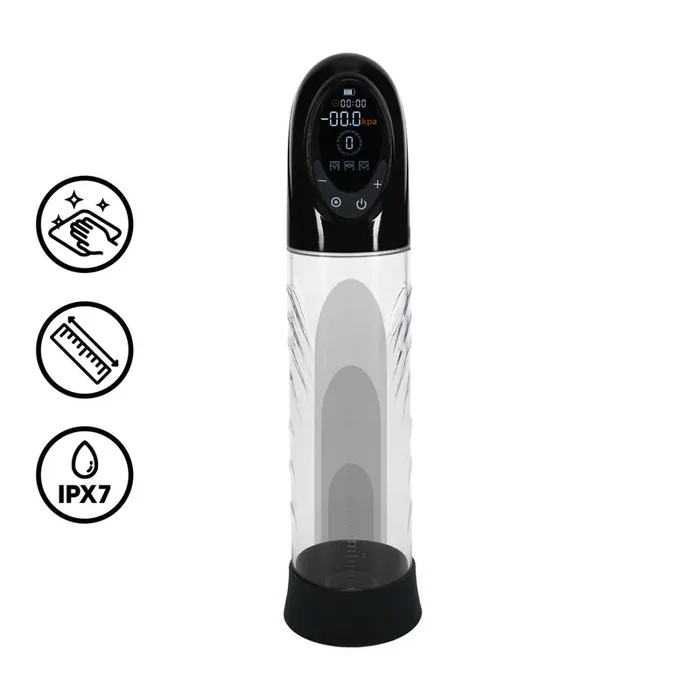 CyberPulse – Automatische wasserdichte Penis-Pumpe – Schwarz