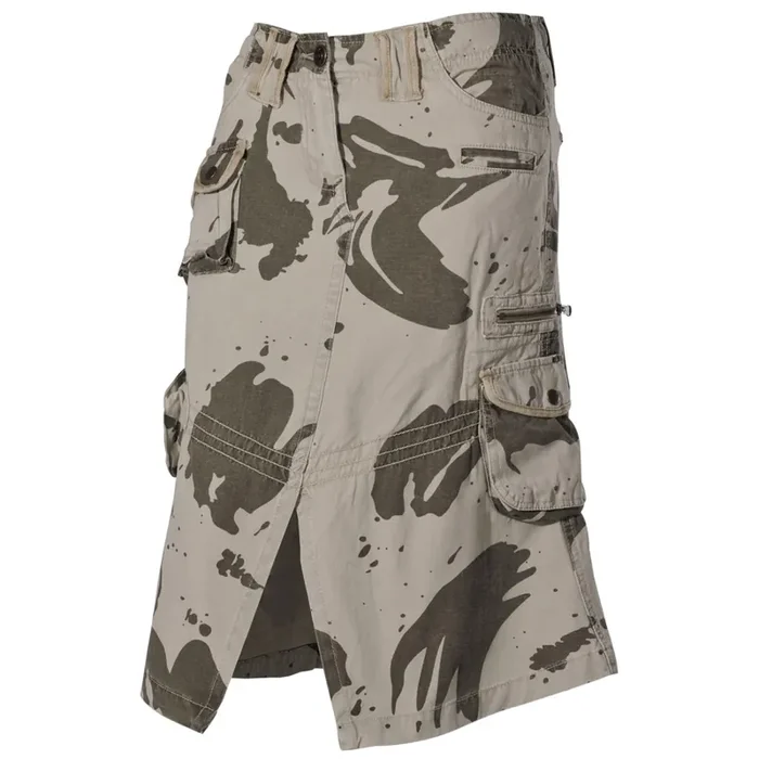 Damenrock mit Gehschlitz – Stonewashed