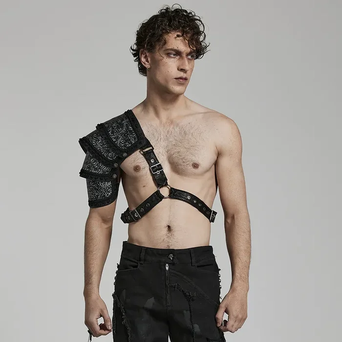 Dark Fantasy One-Shoulder Armour Harness
