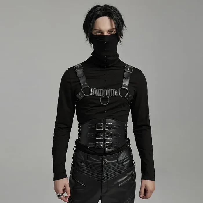 Dark-Punk-inspirierter Korsett-Style Mieder