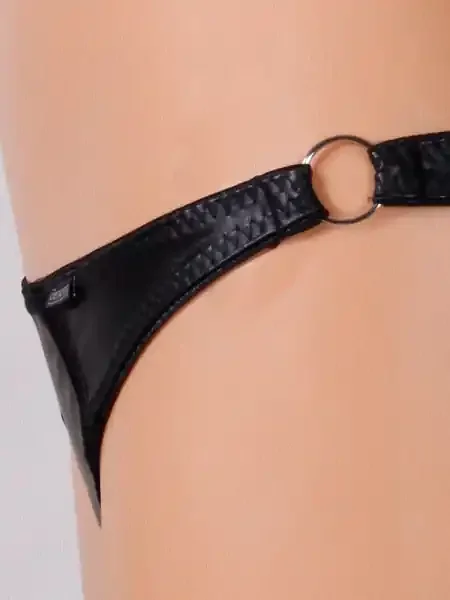 Demoniq Wetlook-Panty Amanda, schwarz