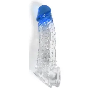 Dick Pins Penishülle 17 x 4,5 cm – Mit Noppen, Perlen und Reizwirkung für beide Partner