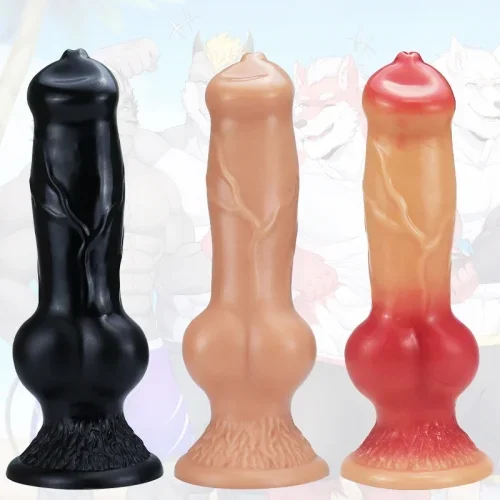 Dildo ‚Puppy Cock‘ (Grösse: M, Farbe: Hautfarben)