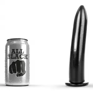 Dildo AB06 Bullet All Black 19 x 3,7 cm