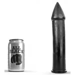Dildo AB09 Torpedo All Black 23 x 5,5 cm