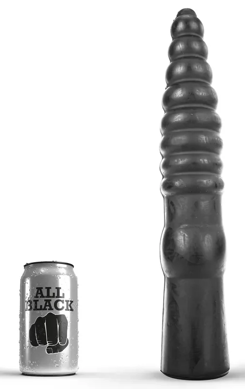 Dildo AB20 Drainer All Black 26 x 7cm