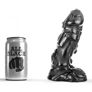 Dildo AB25 Dagger All Black 14 x 4,8 cm