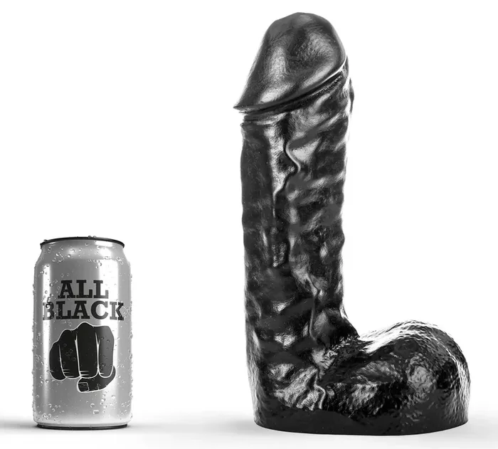 Dildo AB65 Pete All Black 20 x 6cm