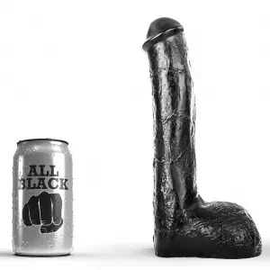 Dildo Clement All Black 23,5 x 5 cm