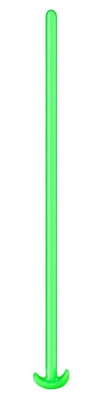 Dildo Giant Snake 100 x 3cm Grün Phosphoreszierend