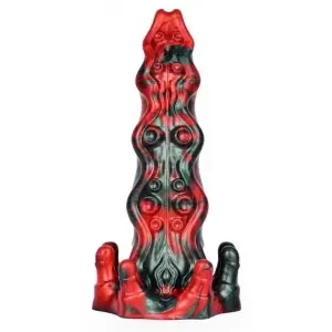 Dildo Hortarix 19 x 5,5 cm Black and Red