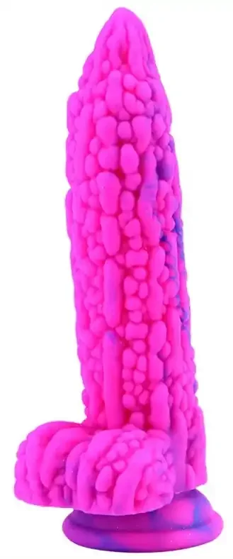Dildo Kukur 16 x 4cm Rosa-Blau
