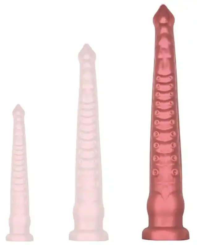 Dildo Oktoop L 52 x 7.5cm Rot