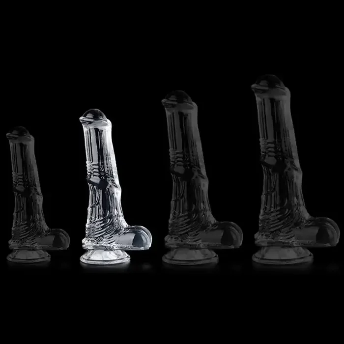 Dildo Pferd Transparent Whispy M 15 x 4,2cm