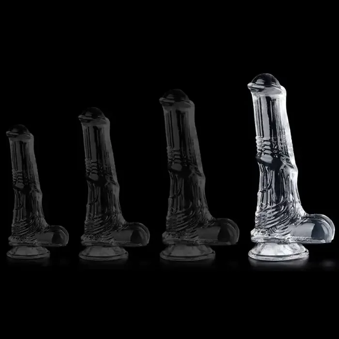 Dildo Pferd Transparent Whispy XL 19 x 5,5 cm