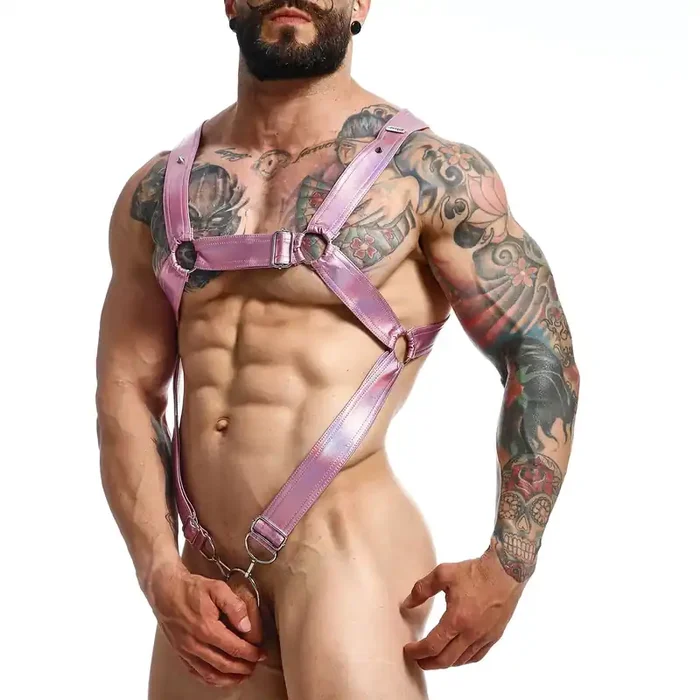 Dngeon Cross Cockring Hebegurt Pink