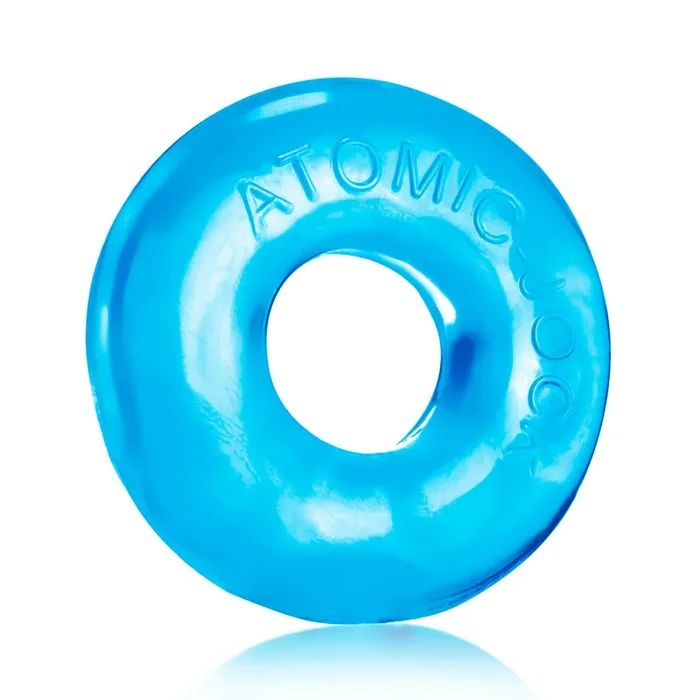 Do-Nut-2 – Jelly Cockring mit flacher Innenkammer – Eisblau