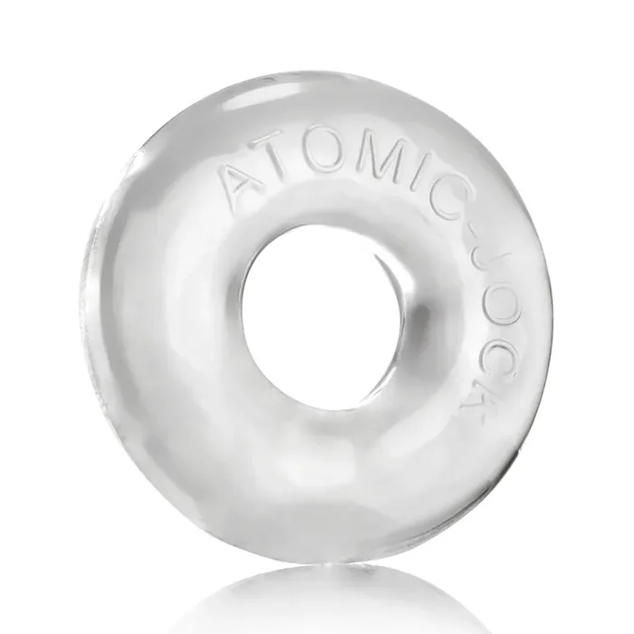 Do-Nut-2 – Jelly Cockring with Flat Inner Chamber – Clear