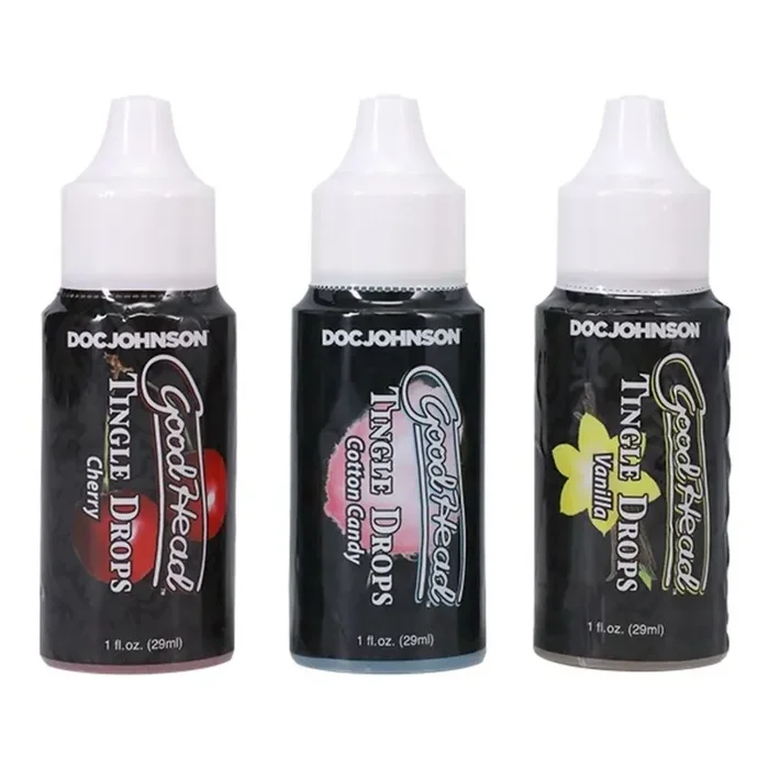 Doc Johnson – GoodHead Tingle Drops 3 Geschmacksrichtungen – 29 ml